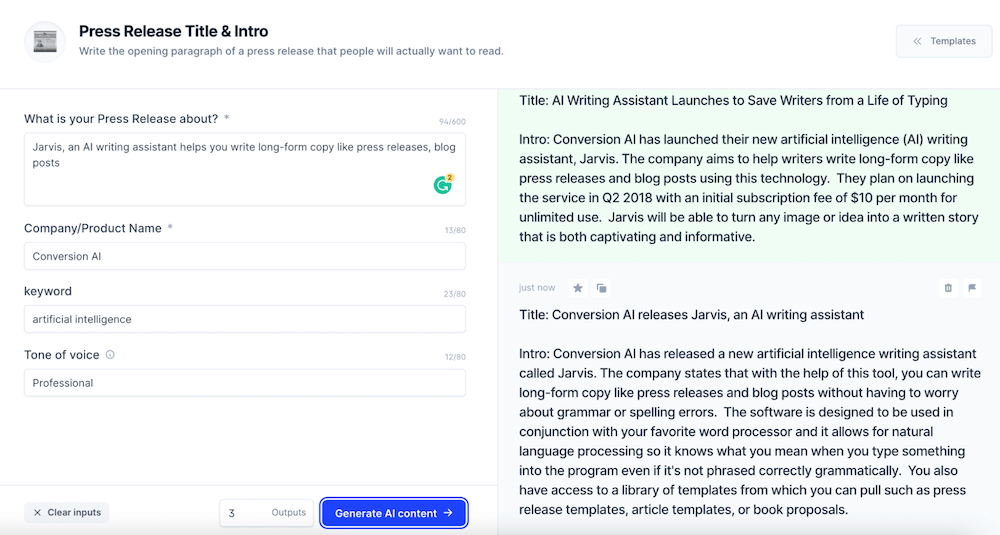 gpt-3 ai writing tools ai writing assistant rytr vs jarvis diegoromero.es